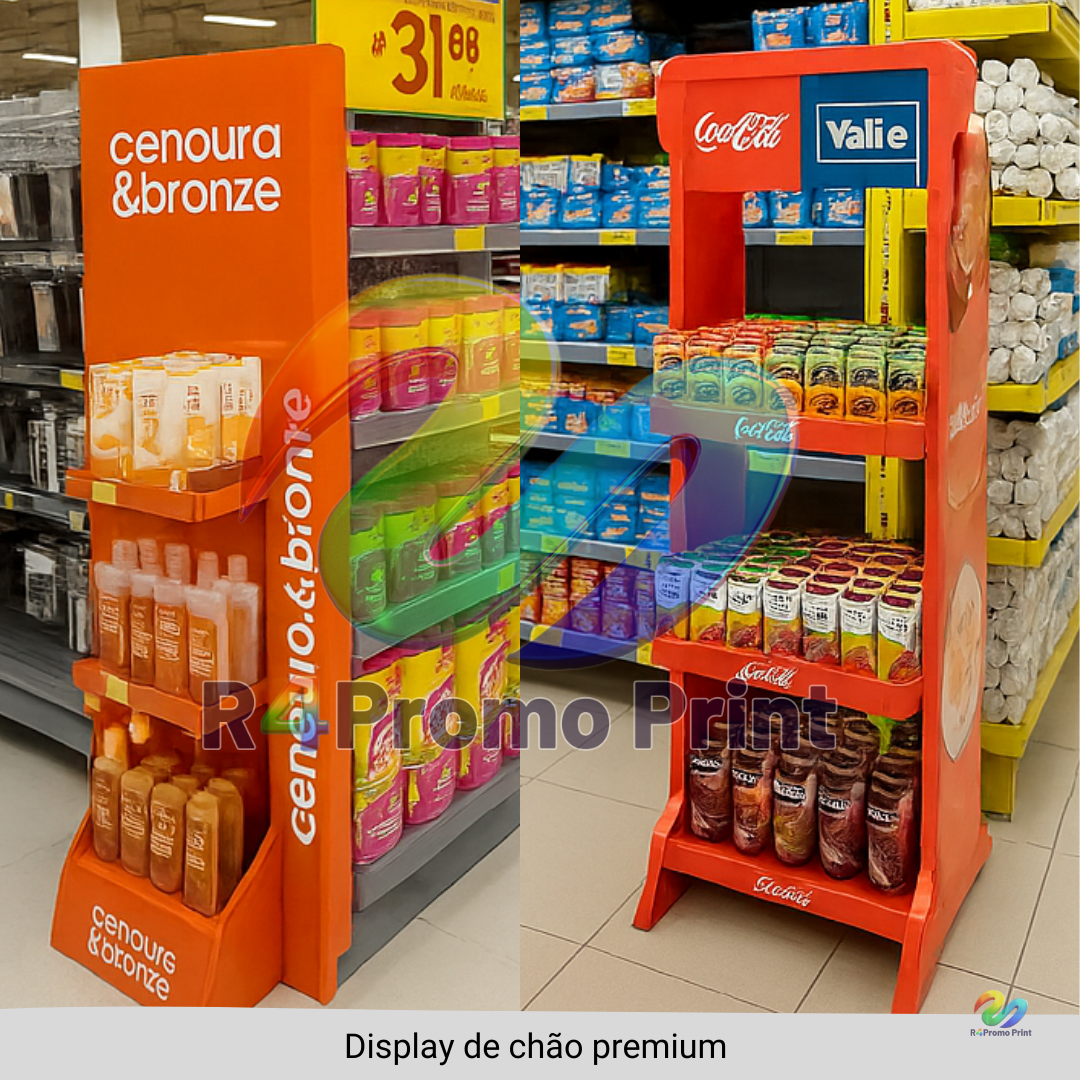 Display de Chão Sob Medida Direto da Fábrica
