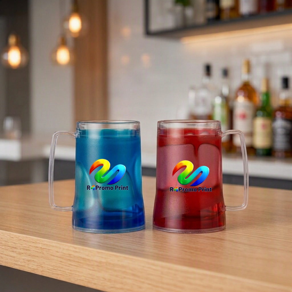 Caneca Chopp Gel 400ml Personalizada para Bares e Eventos