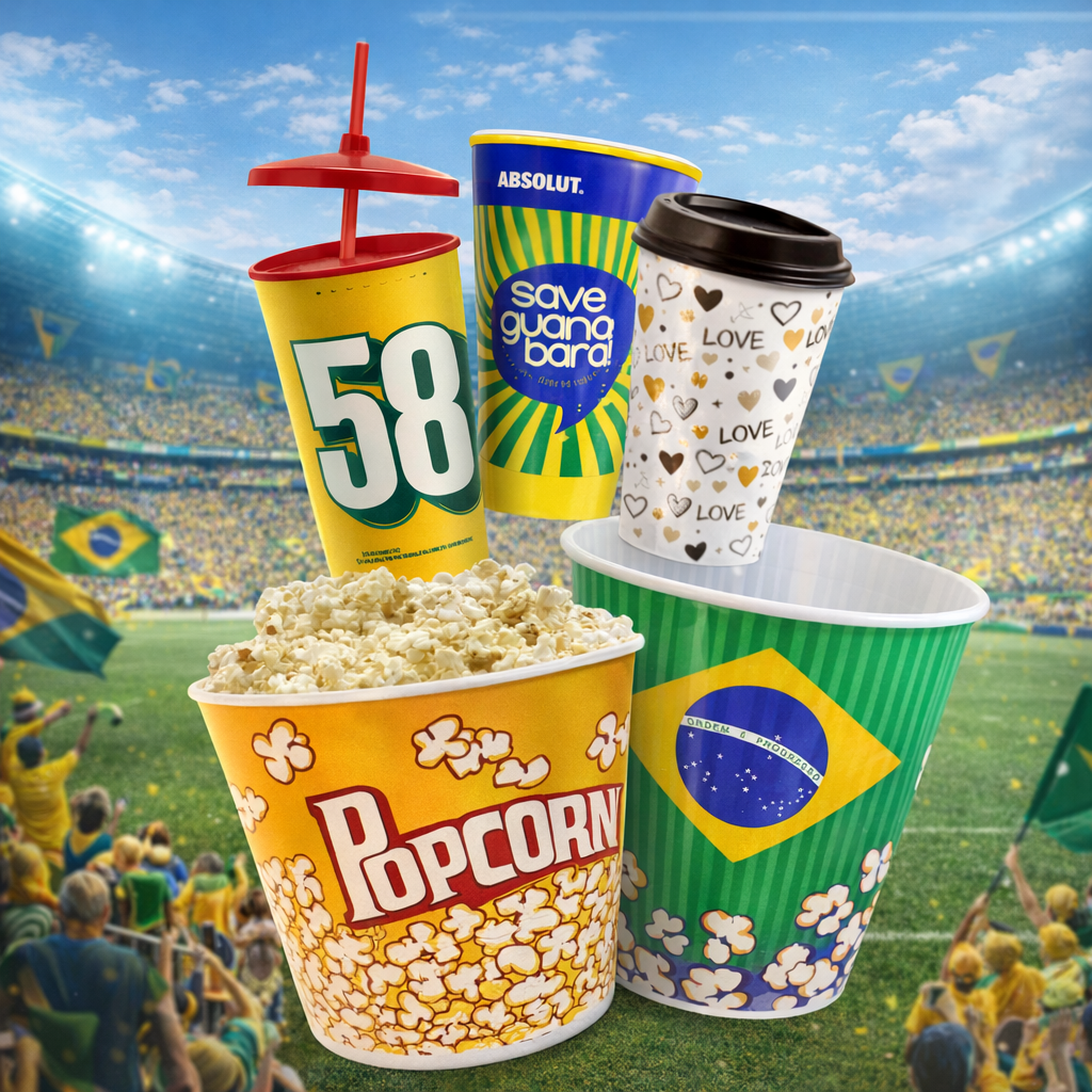 Copos e Baldes Personalizados IML 360 para Eventos