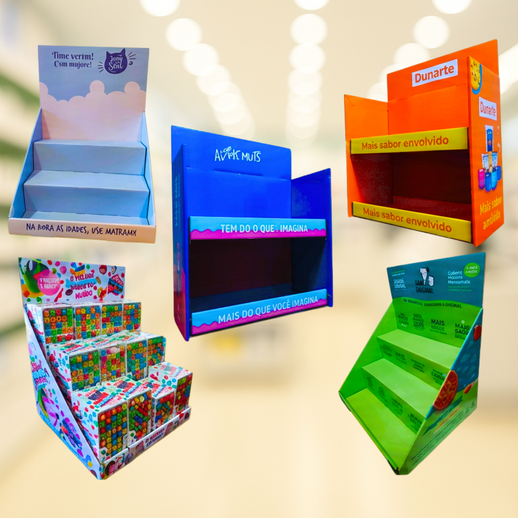 Expositor e Display de Balcão Sob Medida para PDV