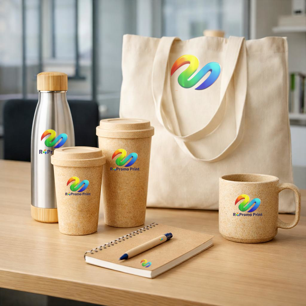 Kit Ecológico de Fibra de Coco para Ações Promocionais