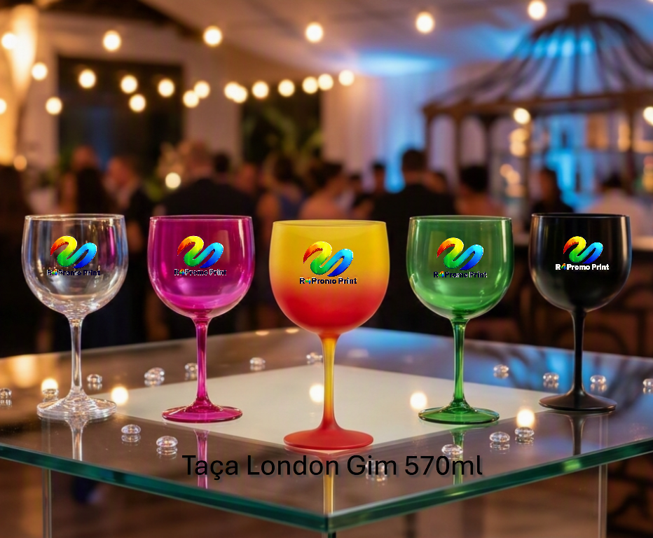 Taça Gin 570ml Personalizada para Eventos e Campanhas